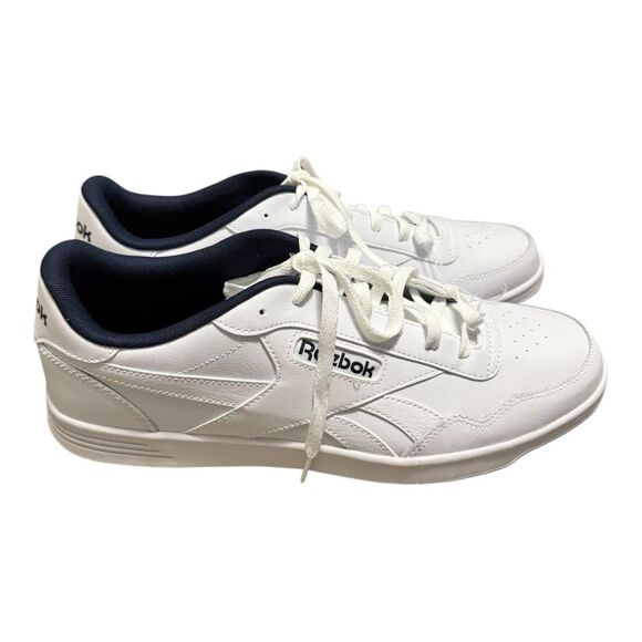 NEW Reebok Classic Court Advance Men’s Size 13 Sneaker  White Navy - Picture 3 of 9